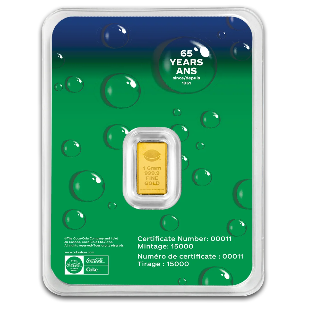 Sprite 1g Pure Gold Bar In Tep
