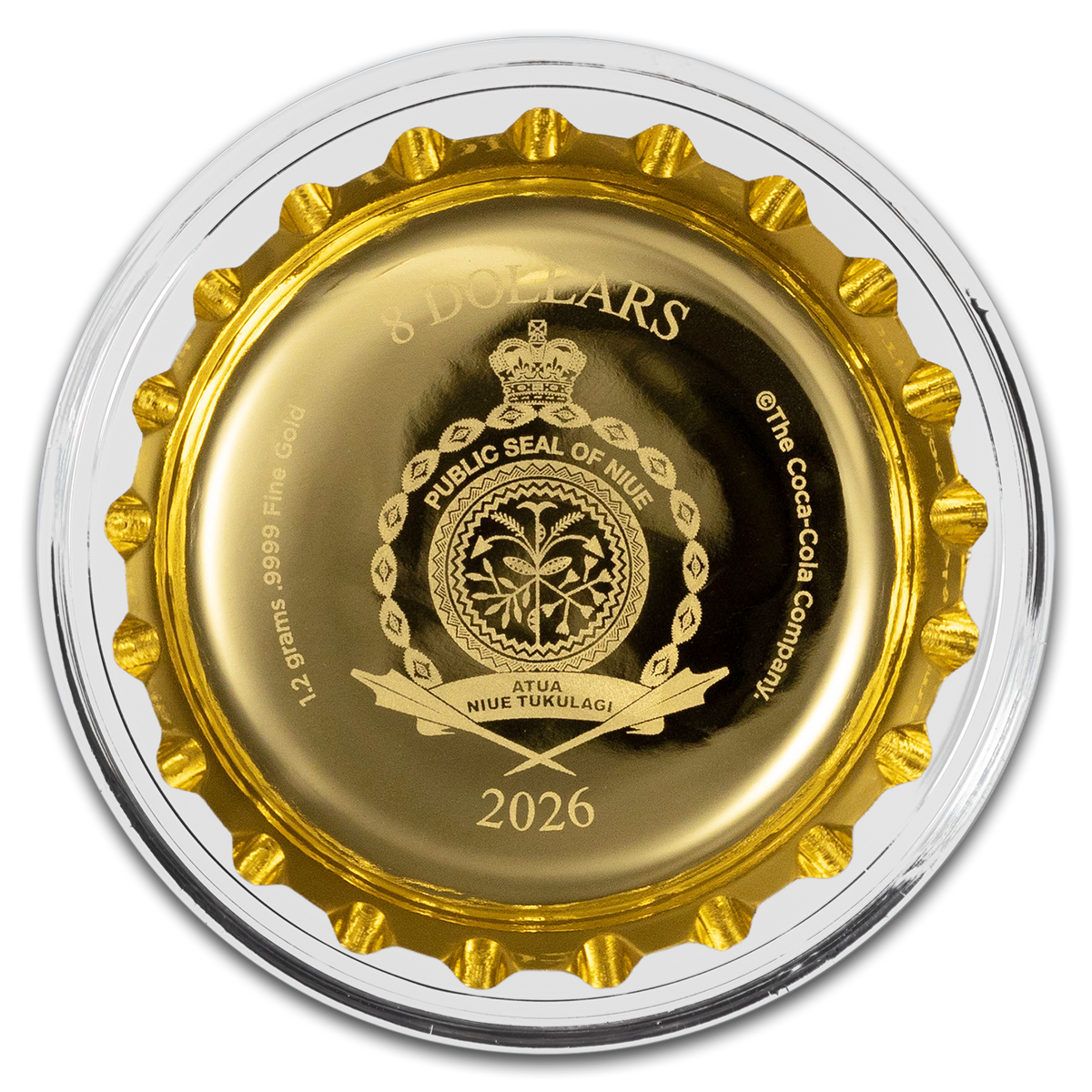 1.2g Pure Gold Sprite® 65th 
Anniversary Bottlecap