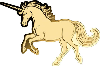 1/1000oz Gold Rainbow Unicorn