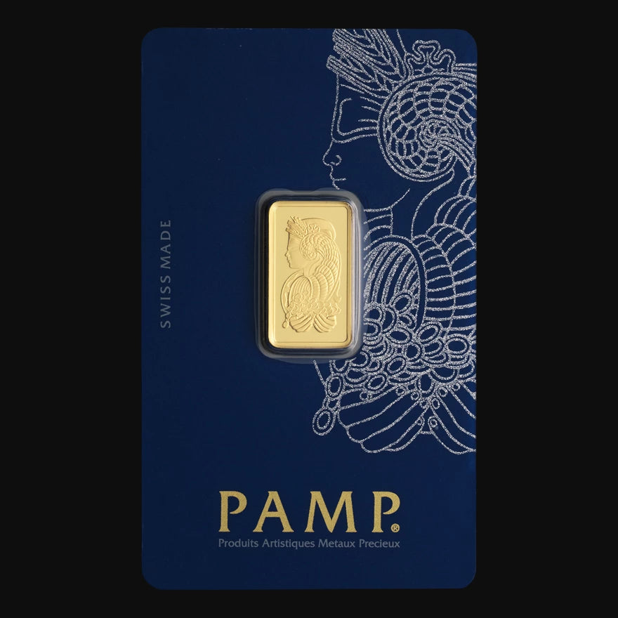 5g Pure Gold Pamp Bar In Assay Card
