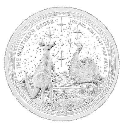 Southern Cross 1oz BU High Relief Silver Coin W/Capsule