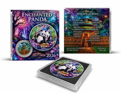 30g Pure Silver Enchanted Panda Coin