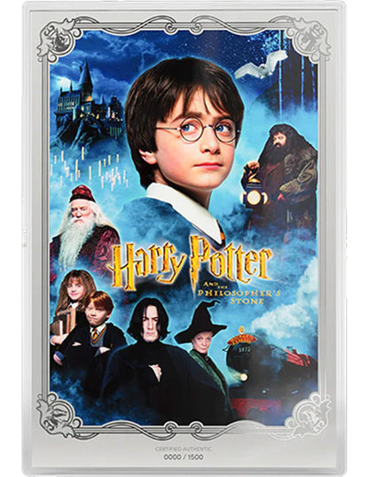 Harry Potter and the Philosopher's Stone 1oz Pure Silver Foil