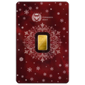 Christmas Edition 1g Gold Bar - Germania Mint