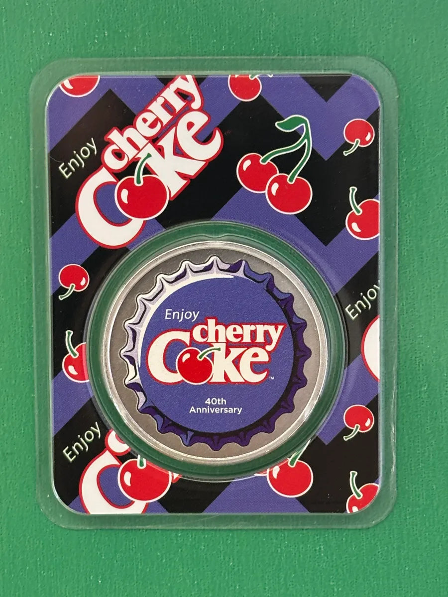 1oz .999 Silver Cherry Coke Round In TEP