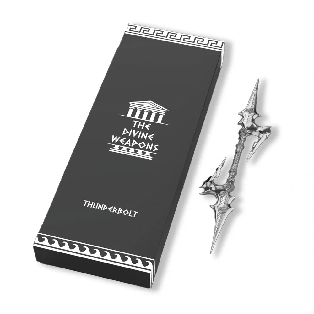 2oz .999 Silver Antiqued Bar South Korea Divine Weapons Thunderbolt