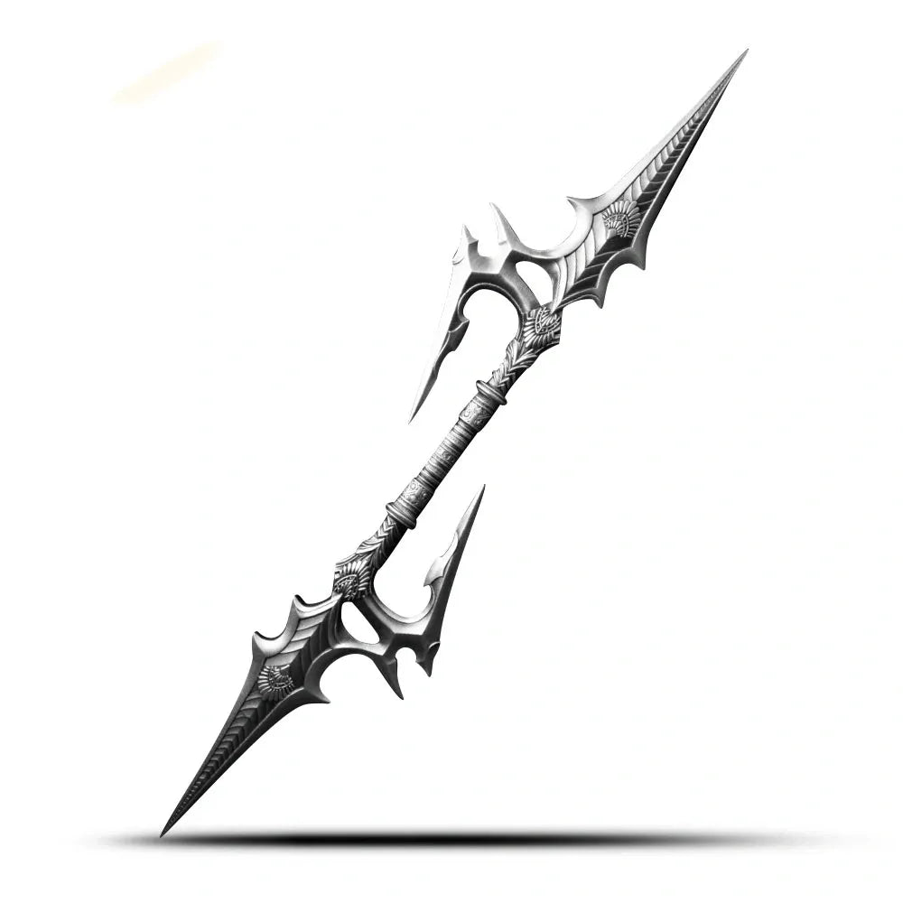 2oz .999 Silver Antiqued Bar South Korea Divine Weapons Thunderbolt