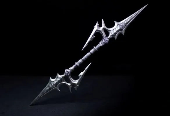 2oz .999 Silver Antiqued Bar South Korea Divine Weapons Thunderbolt