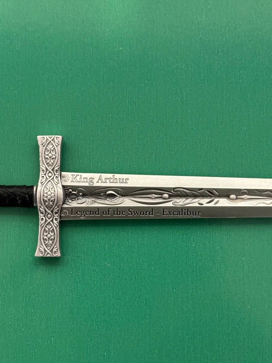 2oz .999 Silver Excalibur Sword Shapped Coin With UV Effect