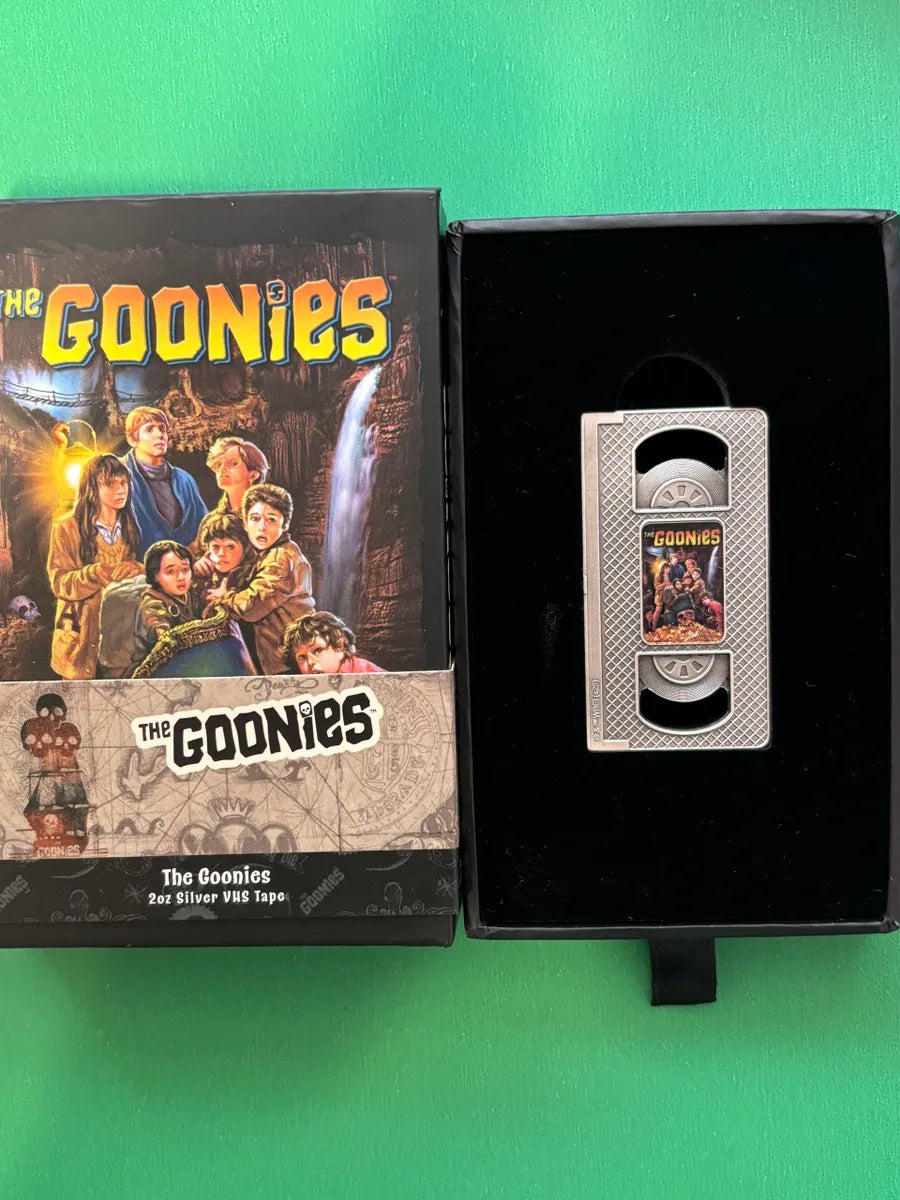 2oz .999 Silver The Goonies VHS Tape Limited Mintage Of 250