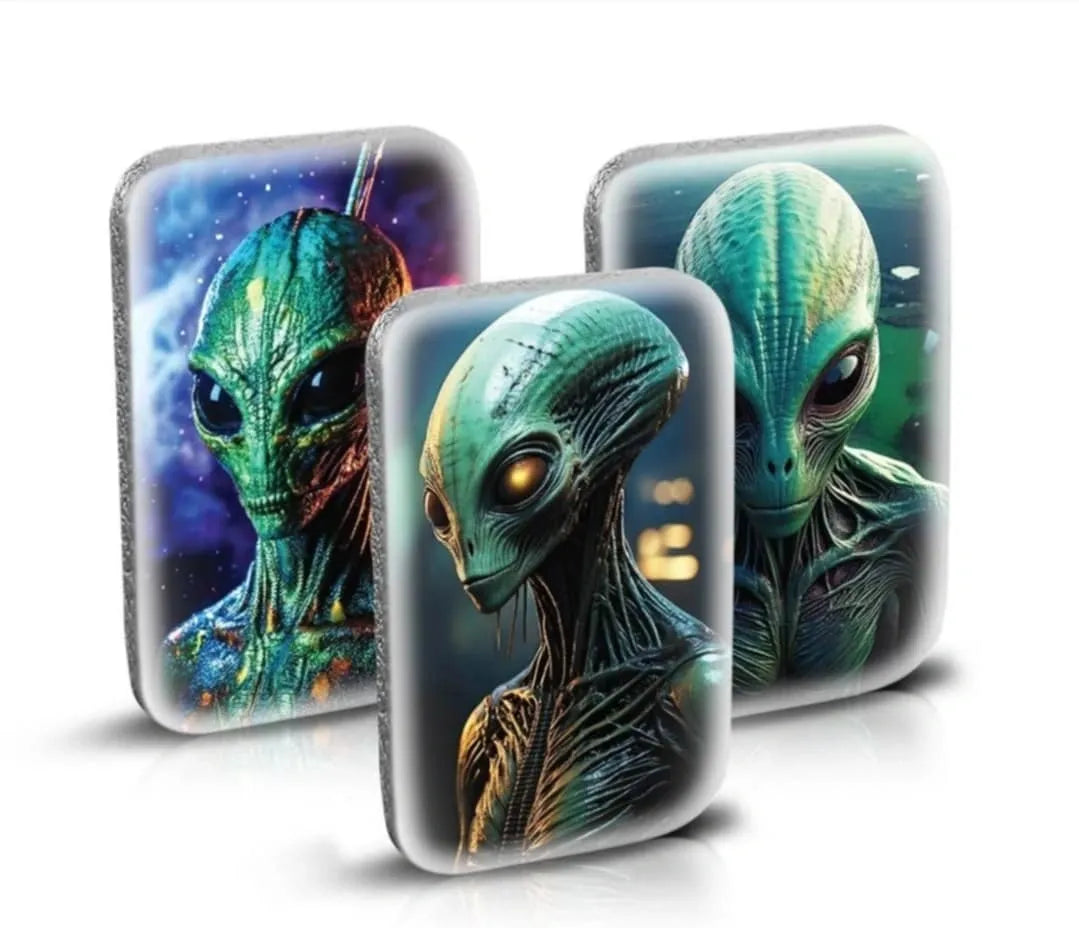 3x100g .999 Silver Bars Ethereal Entities By Averni Mint