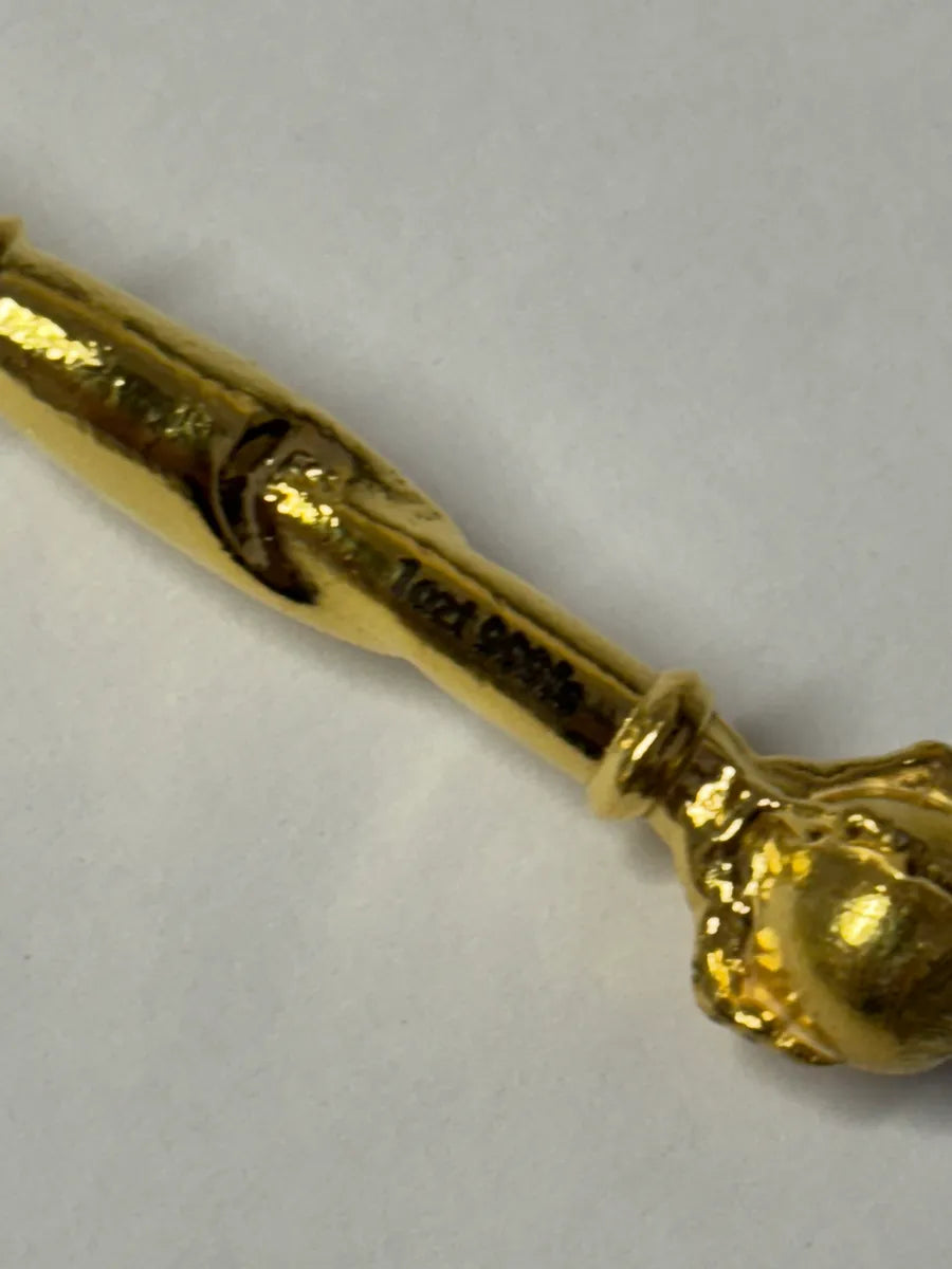 1oz .999 Silver Dragon Staff With Gold Guilding